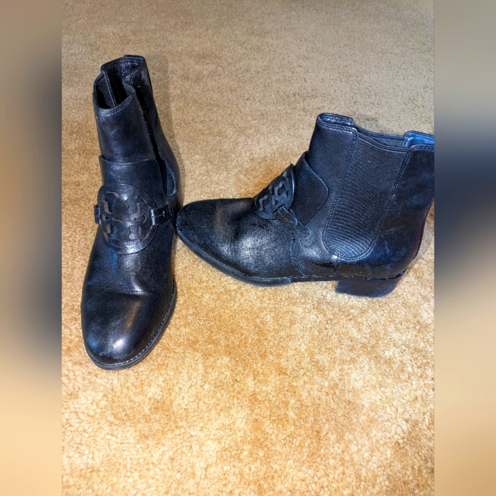 Tory Burch Women's Black Leather Boot